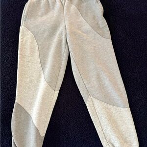 ALO Yoga Light Gray Track Joggers